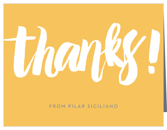 Thank guests for attending your sweet sixteen with the Simply Sixteen Sweet Sixteen Thank You Cards.