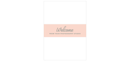 Finish the Kraft Frame Welcome Kit with the Kraft Frame Belly Bands.