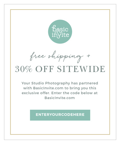 Share your Basic Invite partner code with clients using the Destination Stamp Offer Card. 