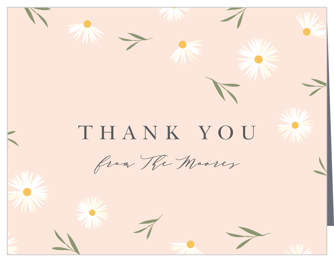 Tiny Daisies Wedding Thank You Cards