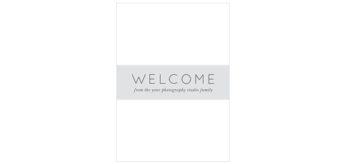 Finish the Modern Collage Welcome Kit with the Modern Collage Belly Bands.