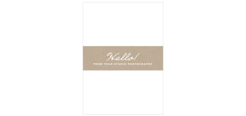 Finish the Garden Watercolor Welcome Kit with the Garden Watercolor Belly Bands.