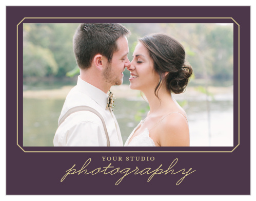 Extend special offers to clients with the Vintage Photo Album  Promotion Card.