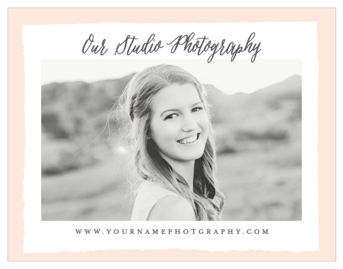 Extend special offers to clients with the Painted Border Promotion Card.