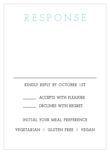 Modern Brilliance Response Cards