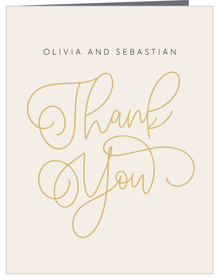 Now & Forever Wedding Thank You Cards