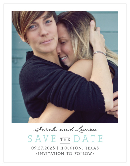 Design beautiful, contemporary announcements for your upcoming union with the Modern Brilliance Save-the-Date Magnets.