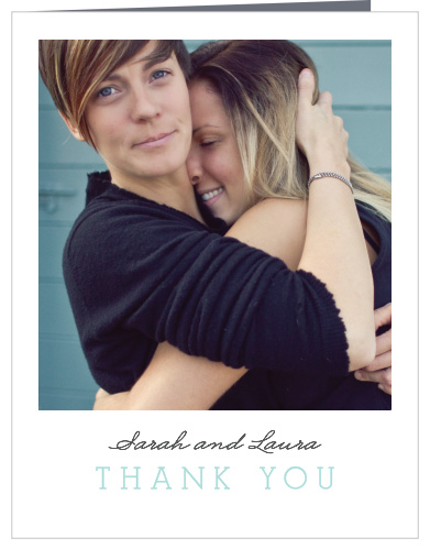 Share your gratitude with the contemporary beauty of the Modern Brilliance Wedding Thank You Cards.