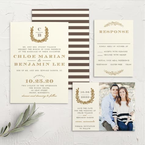 Charming Woods Wedding Invitations