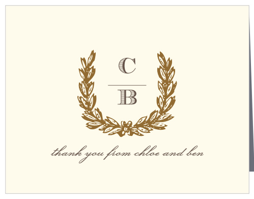 Charming Woods Wedding Thank You Cards