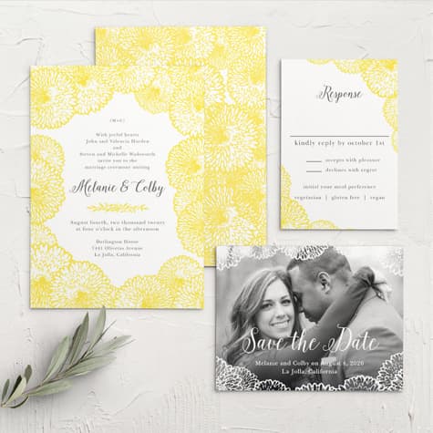 Full Bloom Wedding Invitations