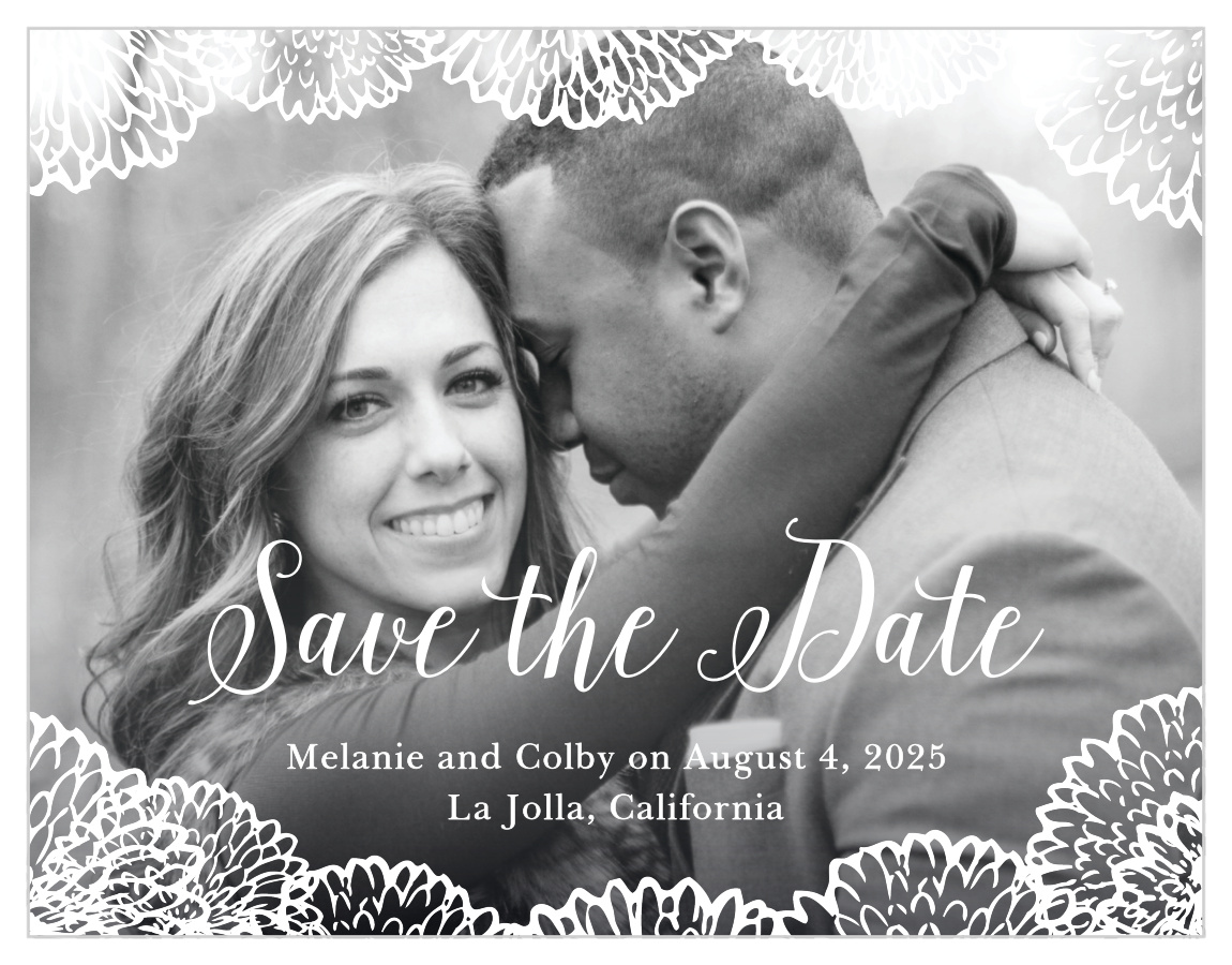Full Bloom Save the Date Cards