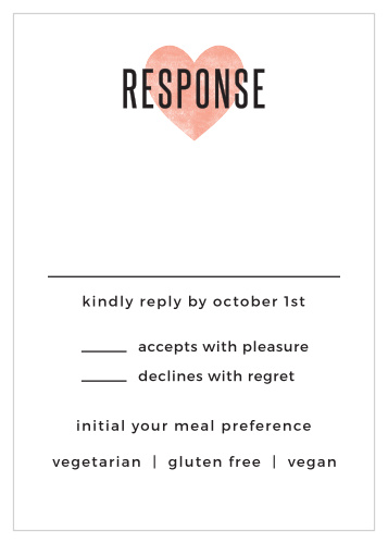 Heart In Hand Response Cards