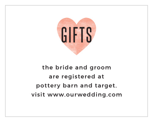 Heart In Hand Registry Cards