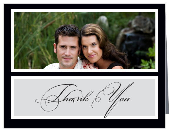 Elegance, grace, and simplicity at its best– this is the Simple Elegance thank you card.