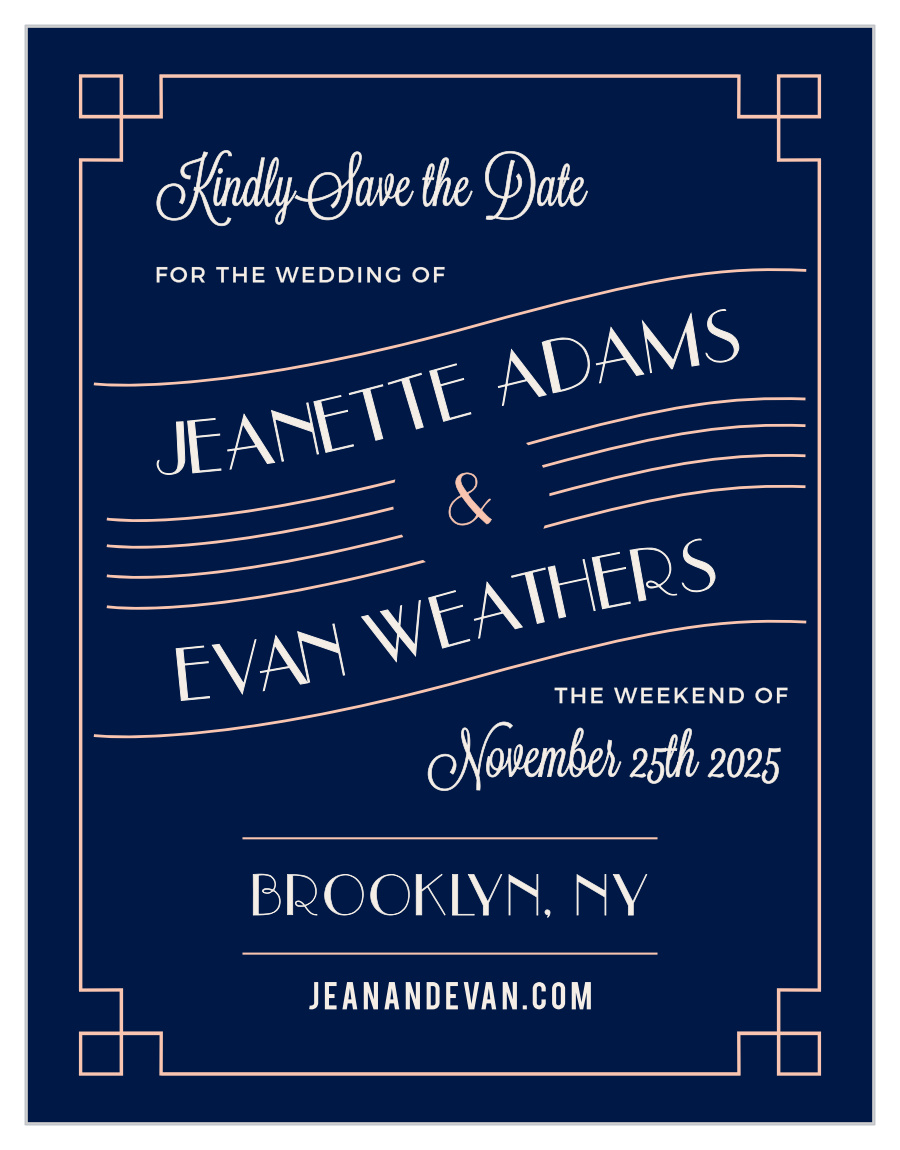Coney Island Save the Date Cards
