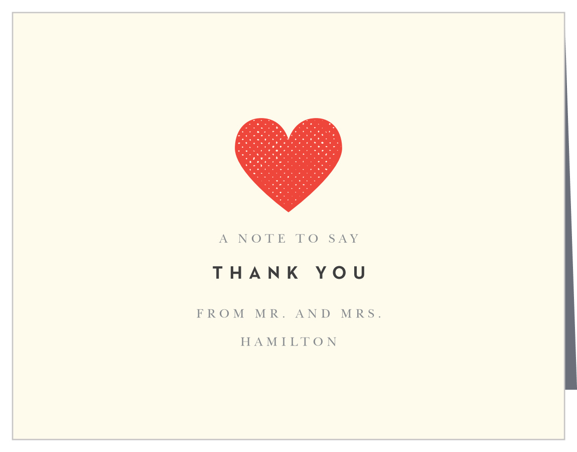 Charming Mustache Wedding Thank You Cards