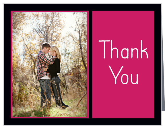 The Uniquely Yours is the perfect thank you card for the couple looking to make an impression.
