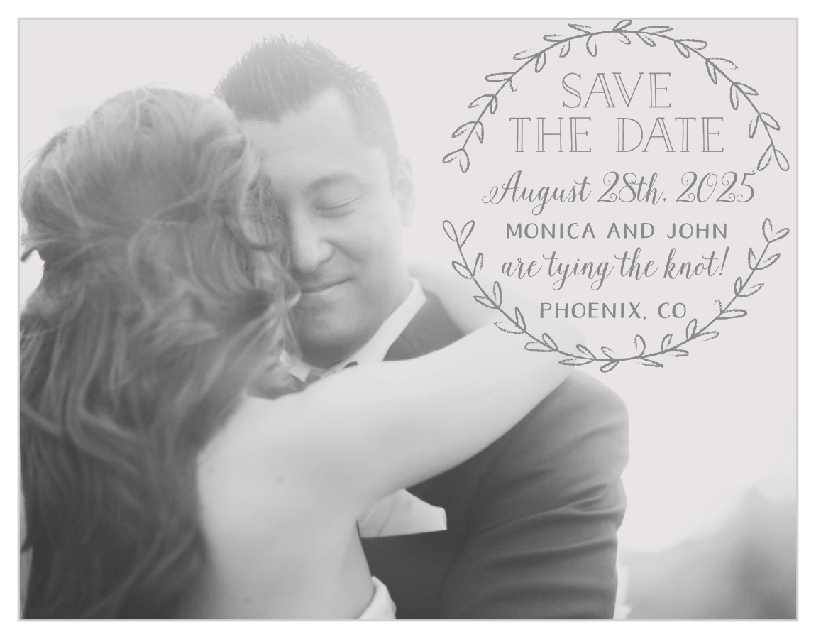 Rustic Love Save the Date Cards