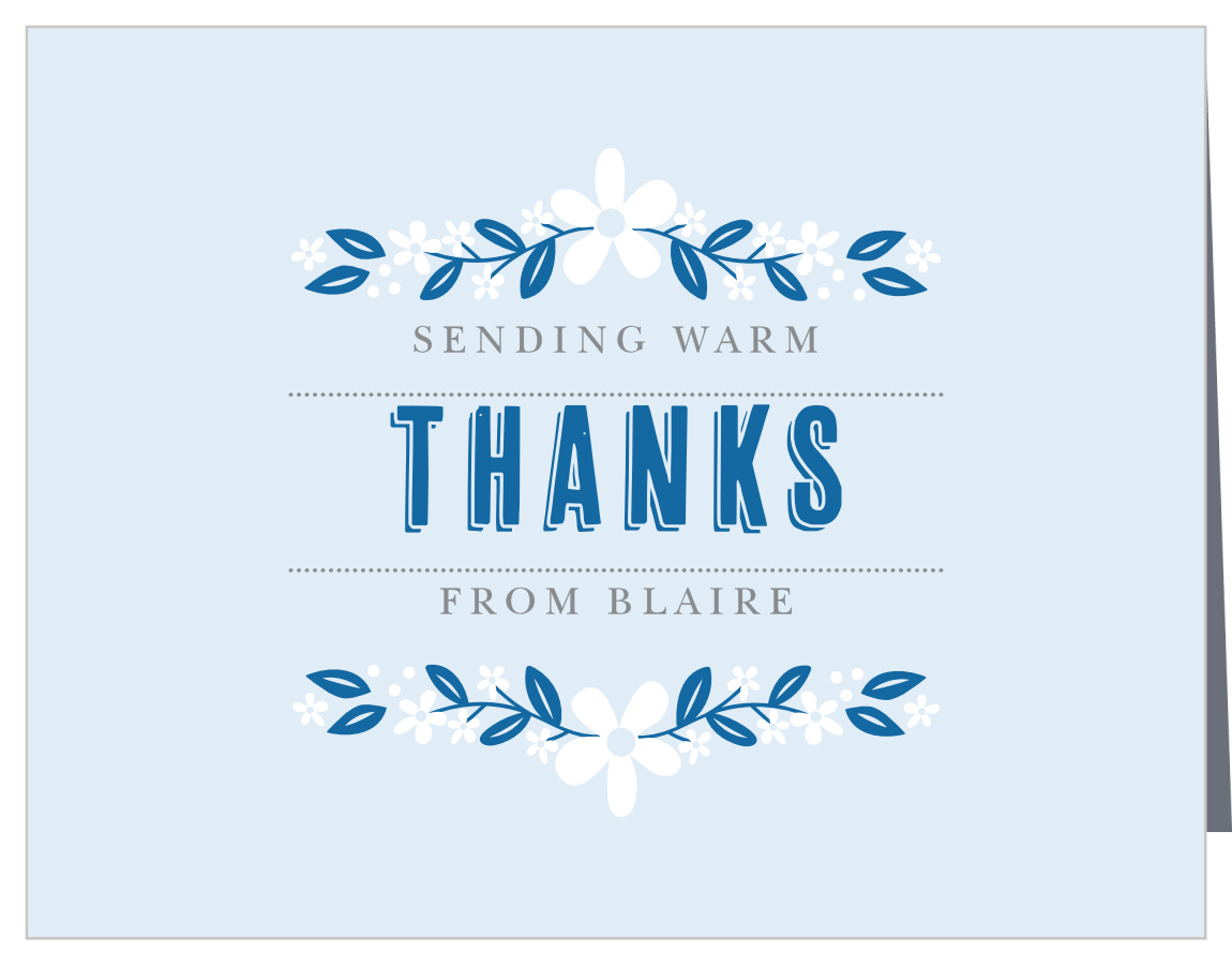Farmhouse Blooms Baby Shower Thank You Cards