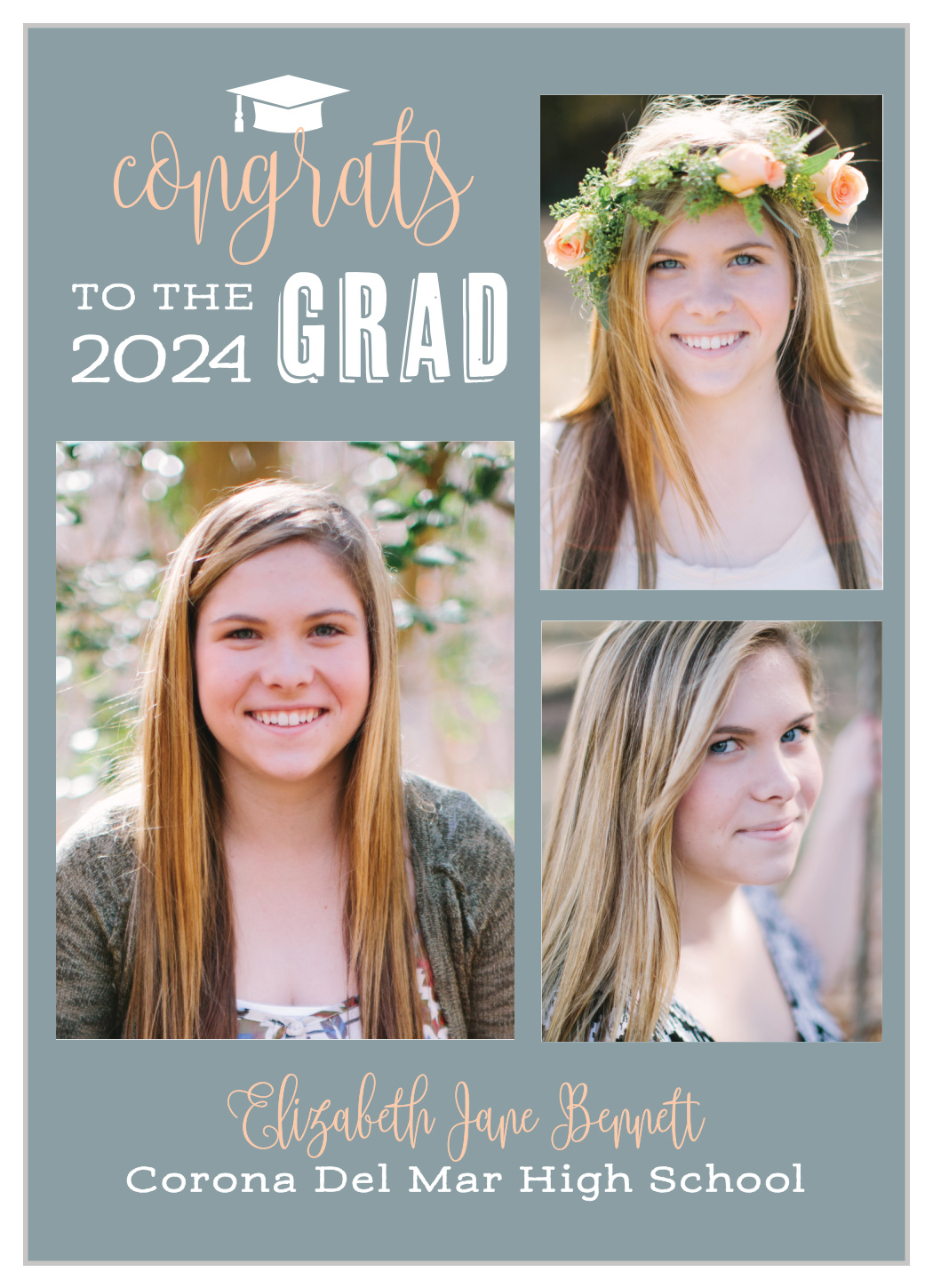 Congrats to the Grad Graduation Announcements by BasicInvite.com