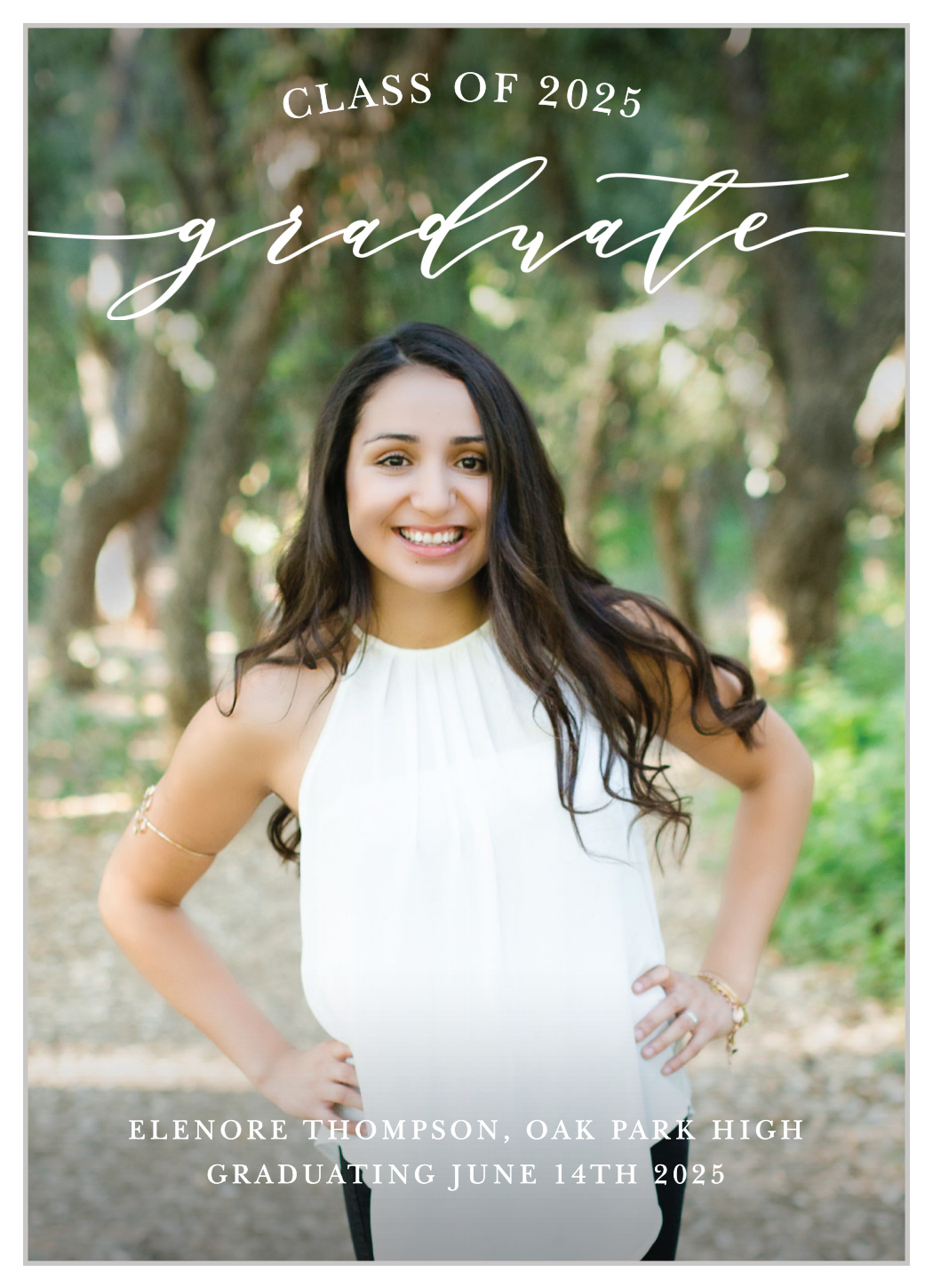 Airy Script Graduation Announcements