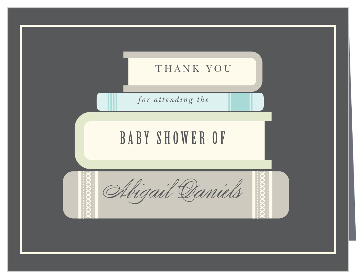 Baby Book Boy Baby Shower Thank You Cards