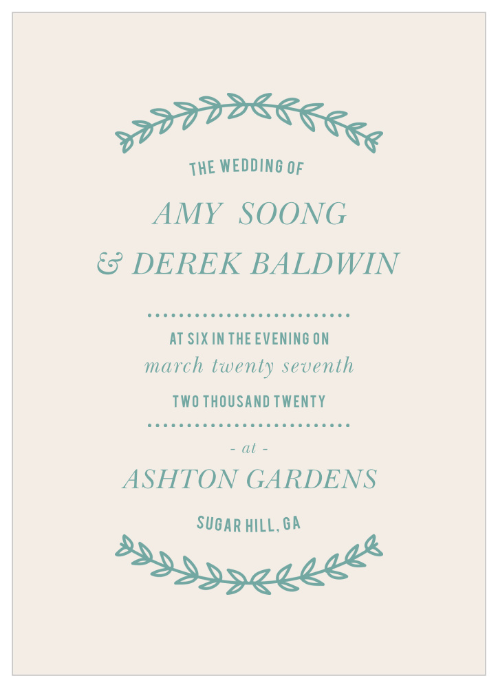 Just Loverly Wedding Invitations