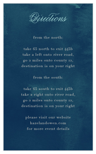 Guide guests with directions to your wedding venue with the Geometric Dreams Direction Cards from the Love Vs Design Collection at Basic Invite.