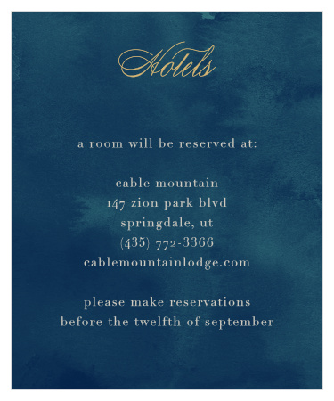 Geometric Dreams Foil Accommodation Cards