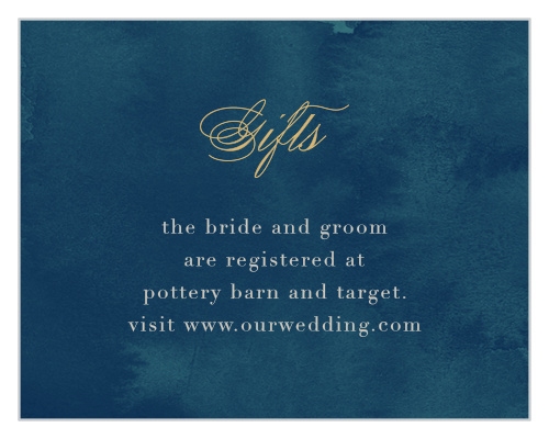 Geometric Dreams Foil Registry Cards