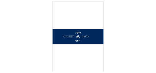 Vines frame a beautiful ampersand on the Lovely Lettering Belly Bands