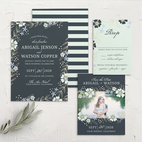 Radiant Garden Wedding Invitations