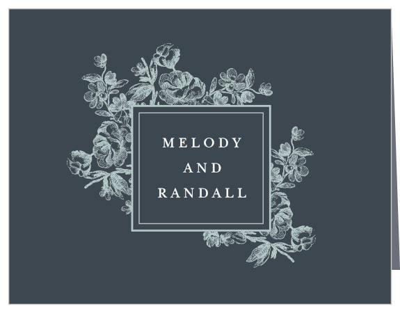 Show your heartfelt appreciation with our Victorian Square Wedding Thank You Cards.