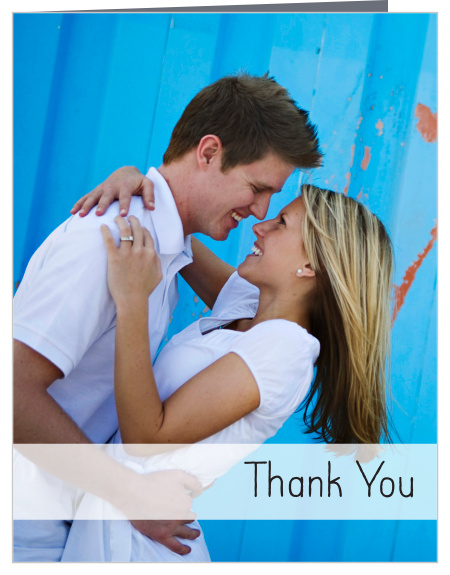 Ready to show off your new wedding photos on one of these thank you cards?