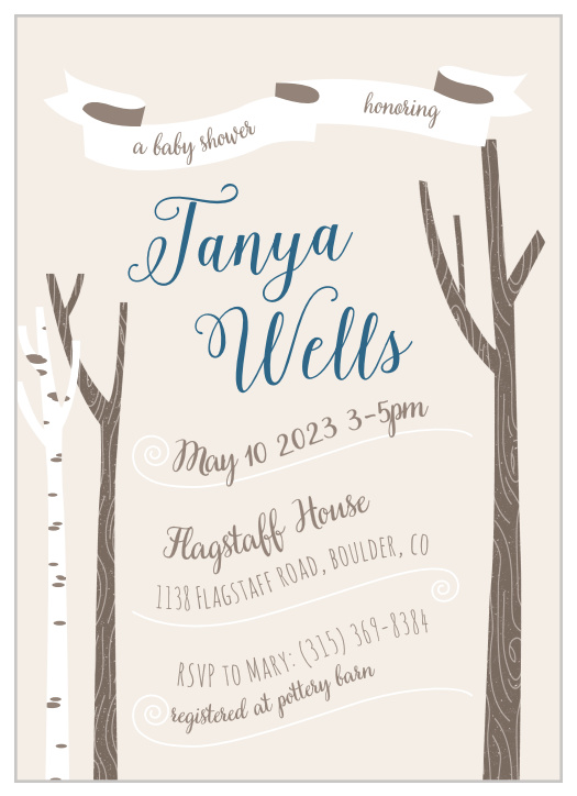 Create whimsical invites for your child’s first birthday with the Windy Day First Birthday Invitations.