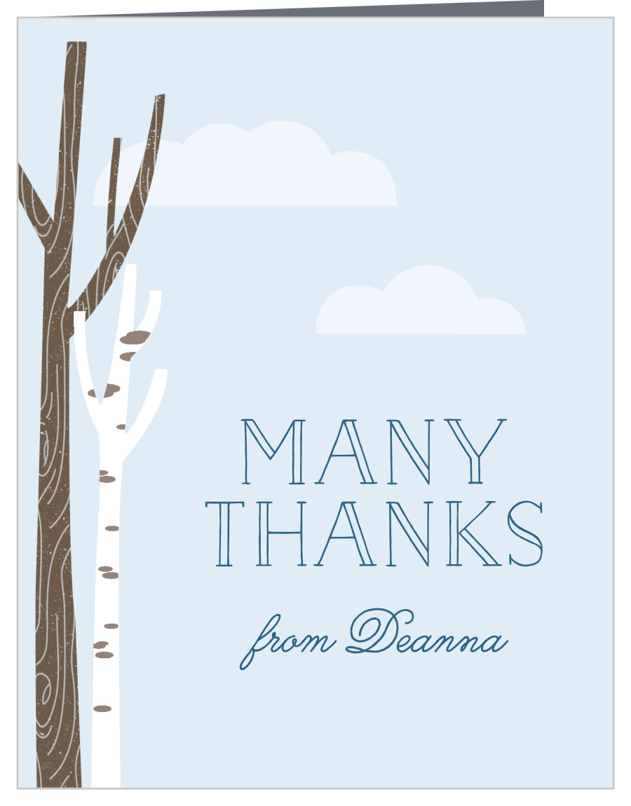 Windy Day Baby Shower Thank You Cards