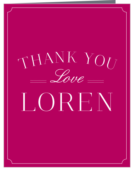 Let your guests know how much you appreciated their attendance with the That’s the Ticket Sweet Sixteen Thank You Cards.