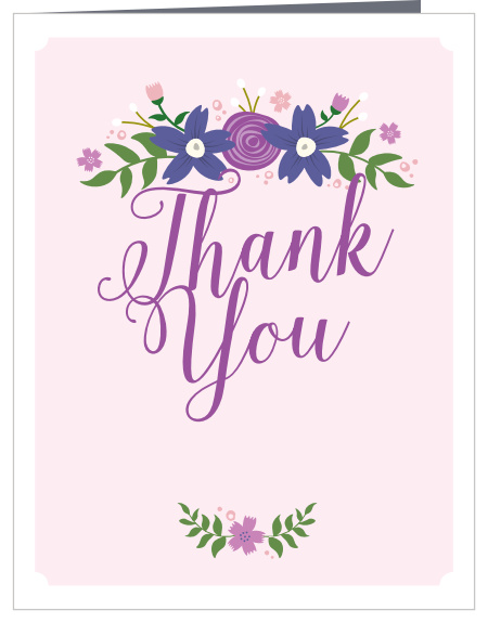 Convey your gratitude with the sweet style of the Country Club Milestone Birthday Thank You Cards.