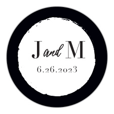 Keep your wedding stationery stylishly dressed with the Haute Couture Wedding Sticker. 