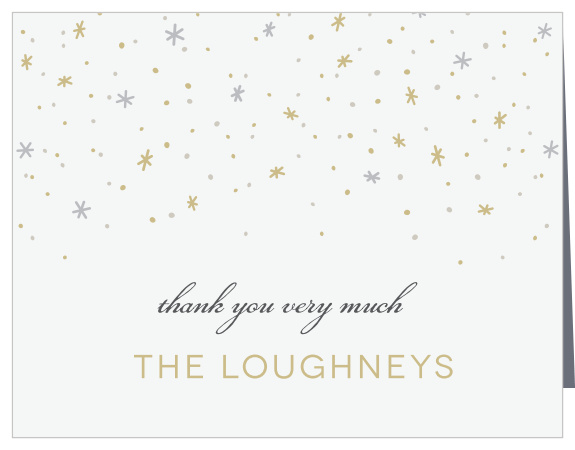 Thank friends and family for attending your magical party with the Twilight Twinkle Thank You Cards.