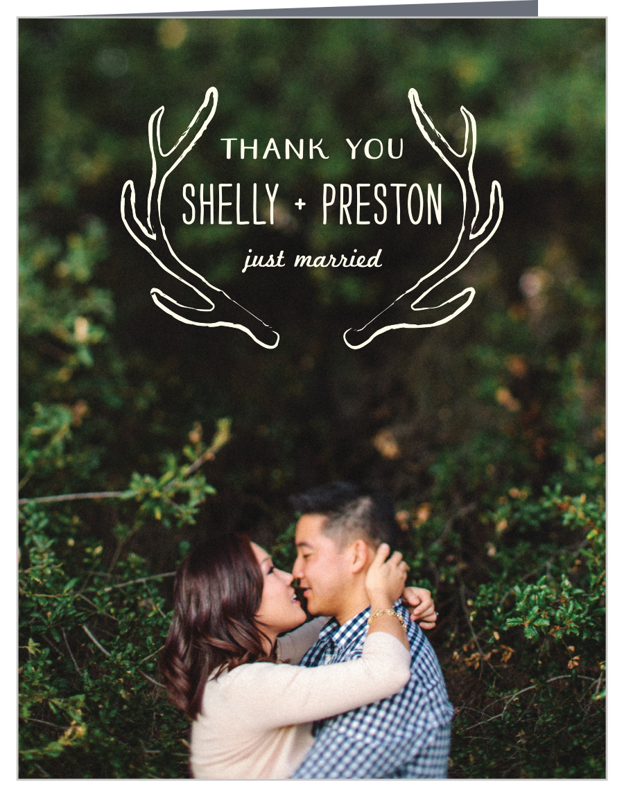 Back Country Wedding Thank You Cards