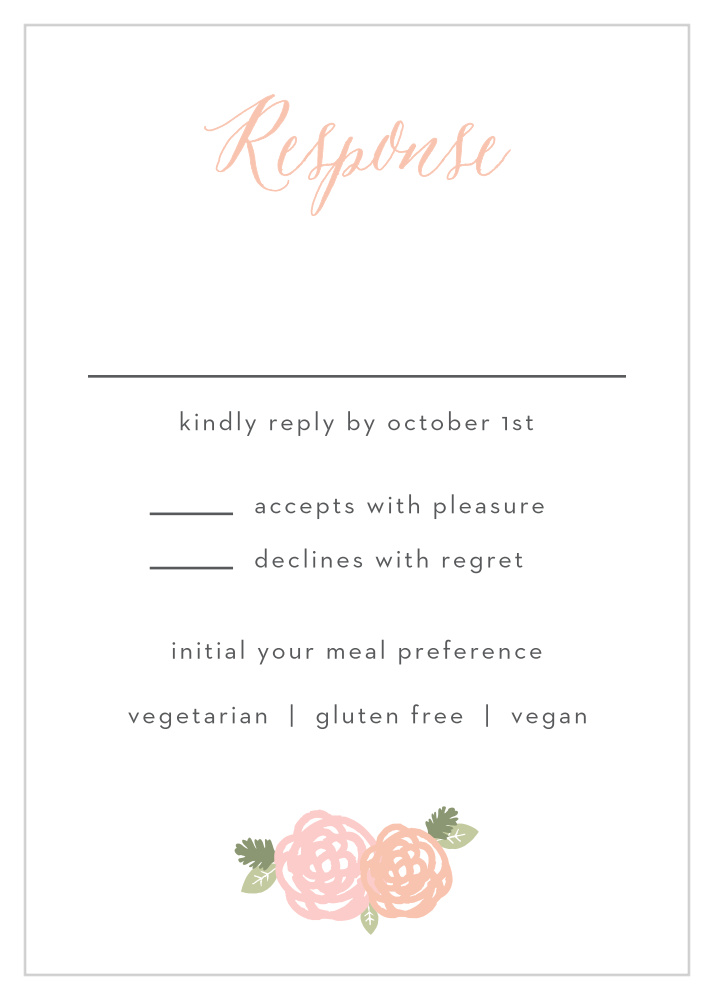 Neutral Chic Response Cards