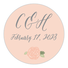 Embellish your romantic wedding stationery with the Neutral Chic Stickers. 