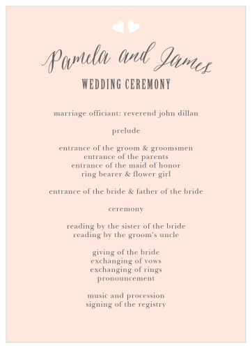 Floating Ribbon Wedding Invitations by Basic Invite