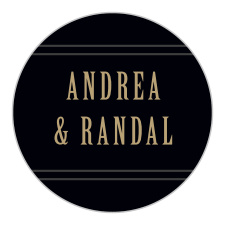 The Diamond Field Stickers elegantly embellish your contemporary wedding stationery.