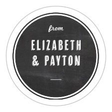 It's all in the details. Our Chalkboard Stamp Wedding Stickers are the perfect accessory for adding that extra touch to your wedding items.  