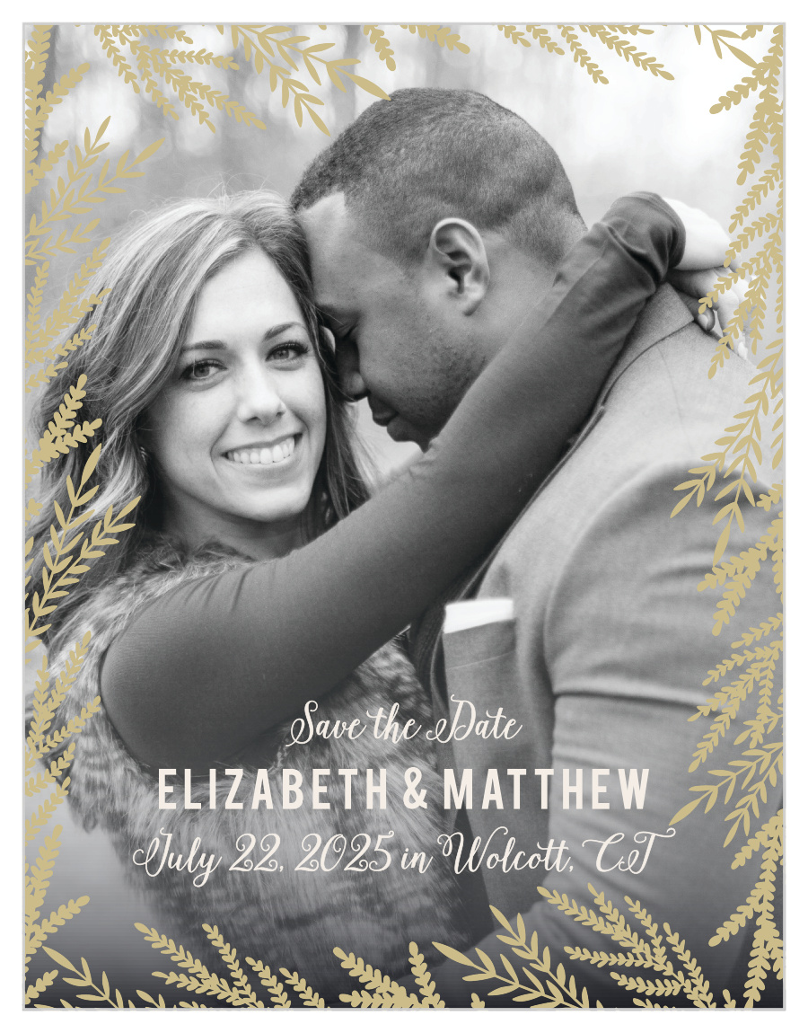 Forest Glow Save the Date Cards