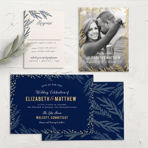 Forest Glow Wedding Invitations