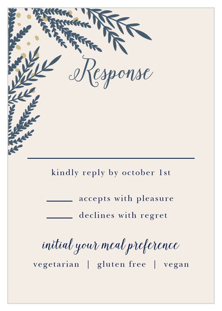Forest Glow Response Cards
